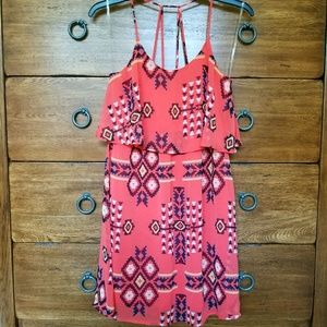 New women's Gianni Bini tribal print strappy dress
